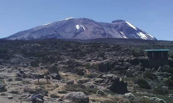 Kilimanjaro seen from the trail